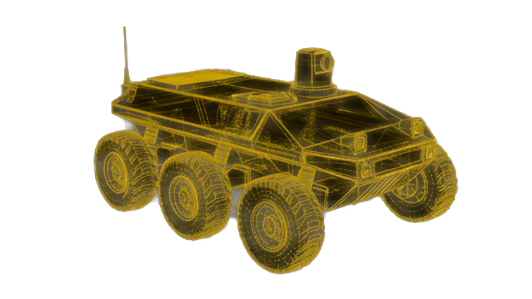 6x6 Unmanned Ground Vehicle (UGV)